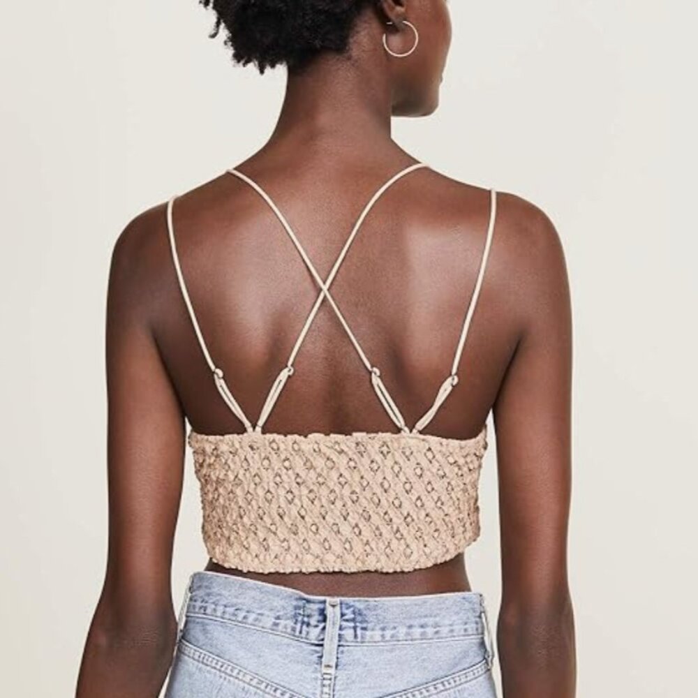 Free People Adella Bra Nude Size M - Picture 3 of 7